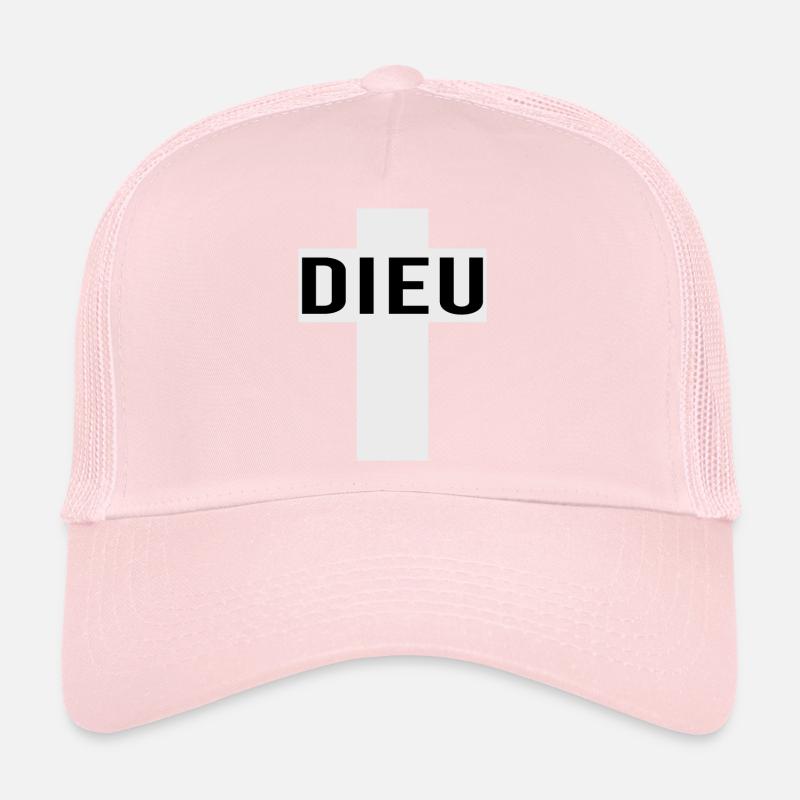 Dieu croix Casquette trucker 