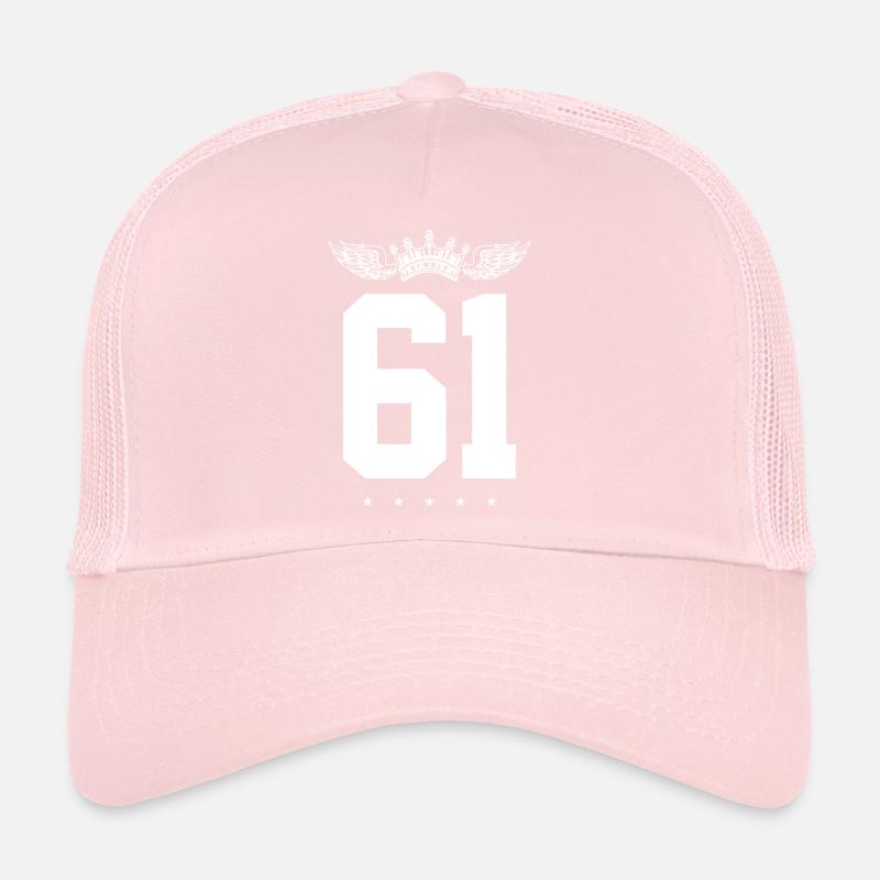 61 Number crown Trucker Cap