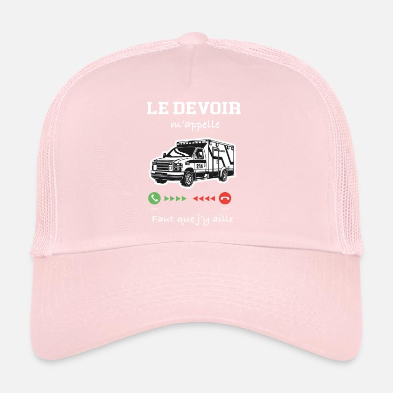 Idée cadeau ambulancier humour Casquette trucker 