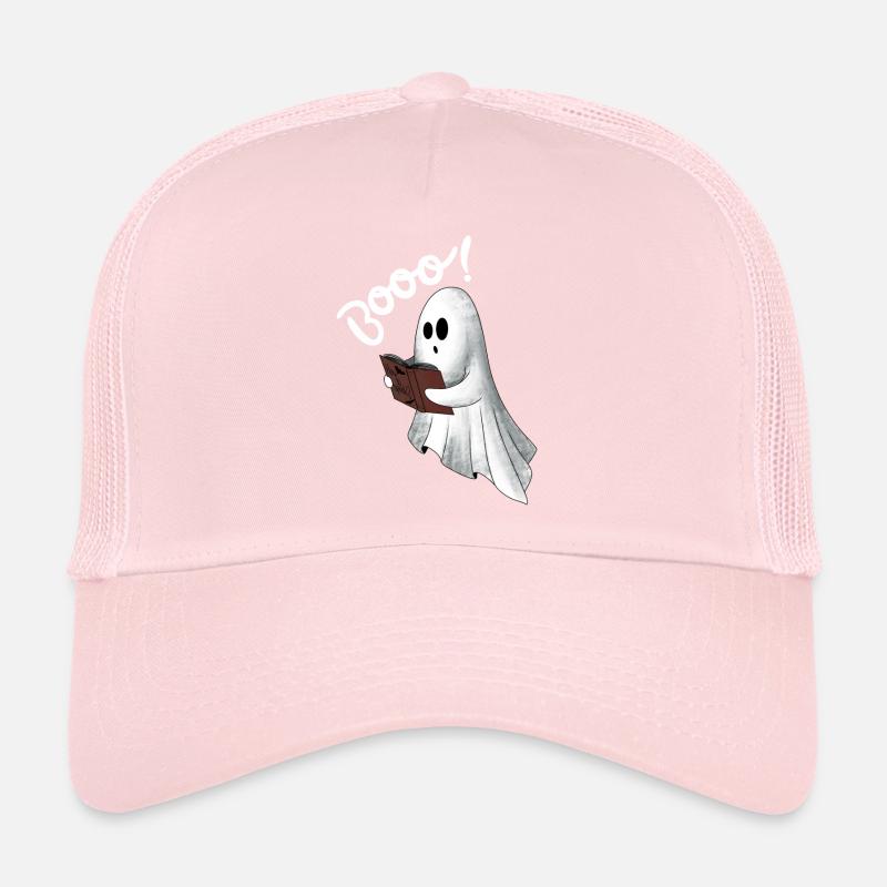 Creepy ghost white Trucker Cap