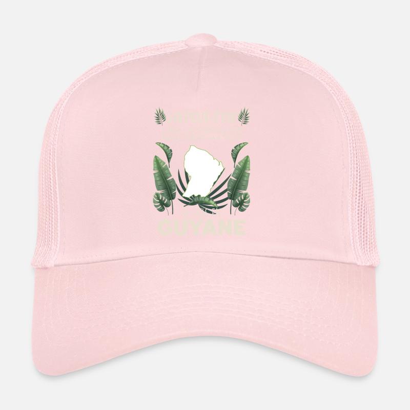 Message Guyane Idée Cadeau Guyanaise Casquette trucker 