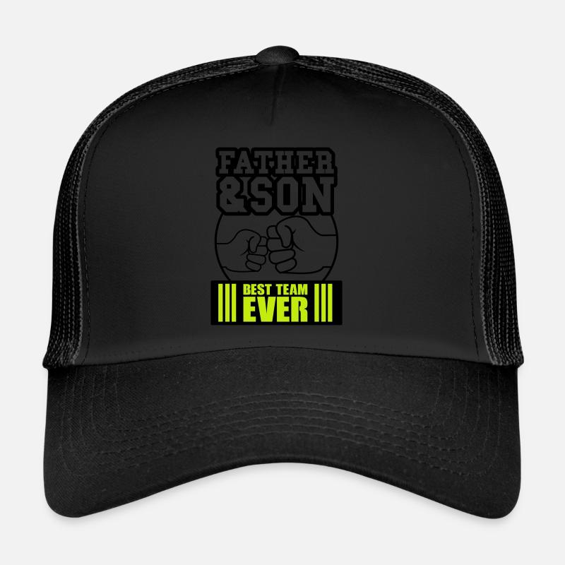 Father & Son Best Team Ever! Trucker Cap