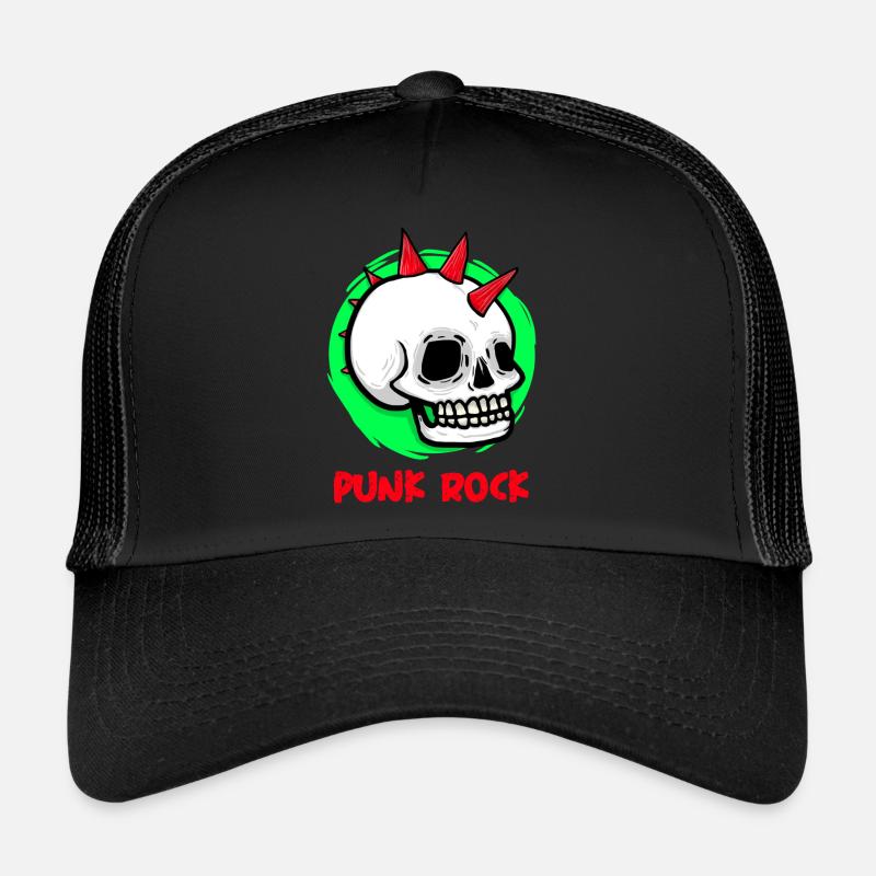 Punk Rock Trucker Cap