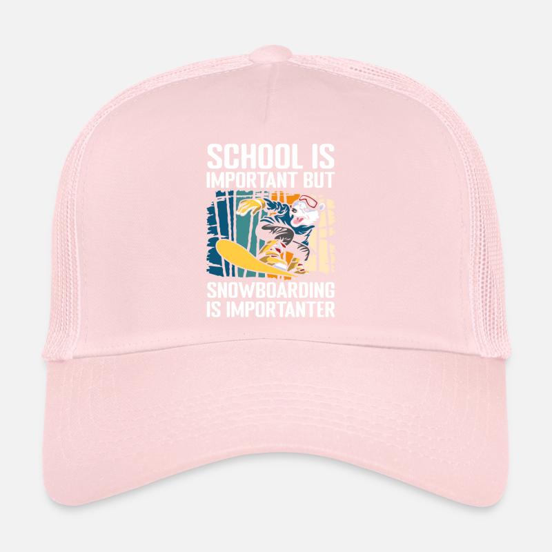 Snowboarder Hobby Snow Mountain Casquette trucker 