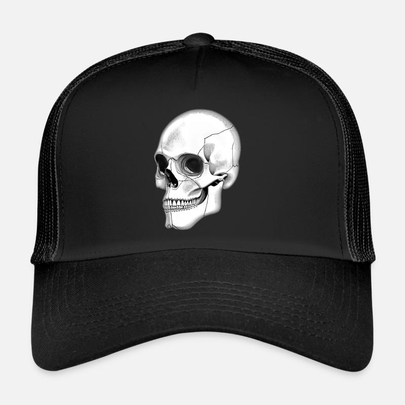 Skull Skull Side Graphic Casquette trucker 