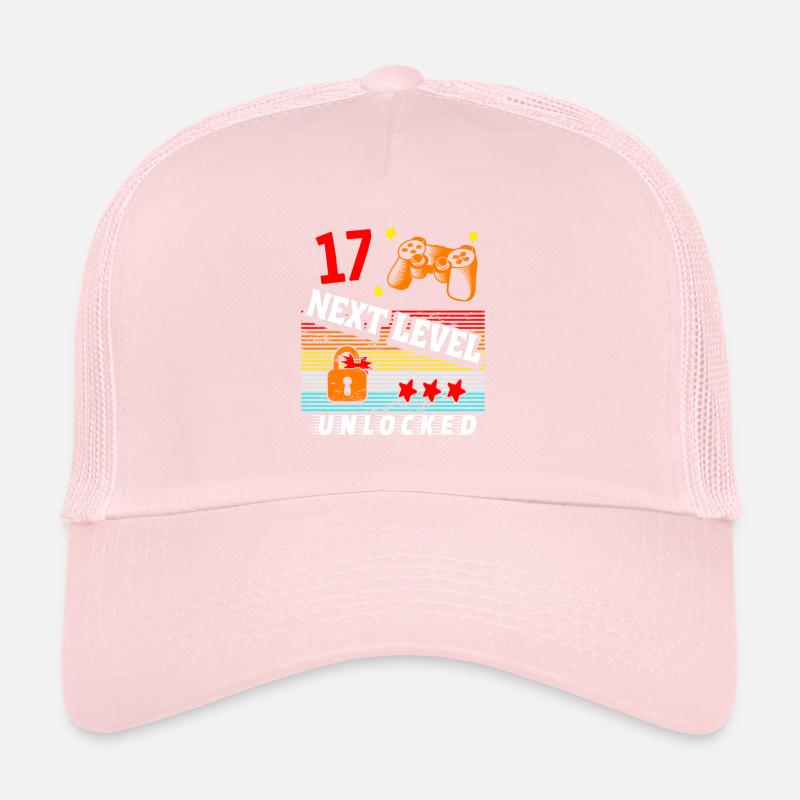 17. Geburtstag Level freigeschaltet Trucker Cap