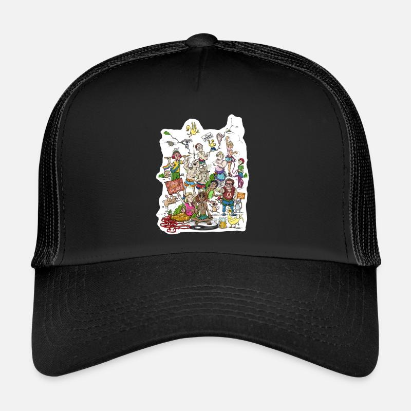 Diversity Klemmkleil Cover 2022 - Trucker Cap - Schwarz/Schwarz