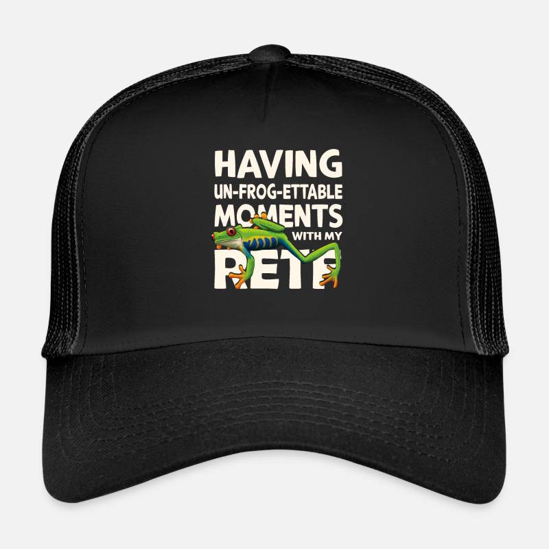 Unvergesslicher - Rotäugiger Baumfrosch Trucker Cap