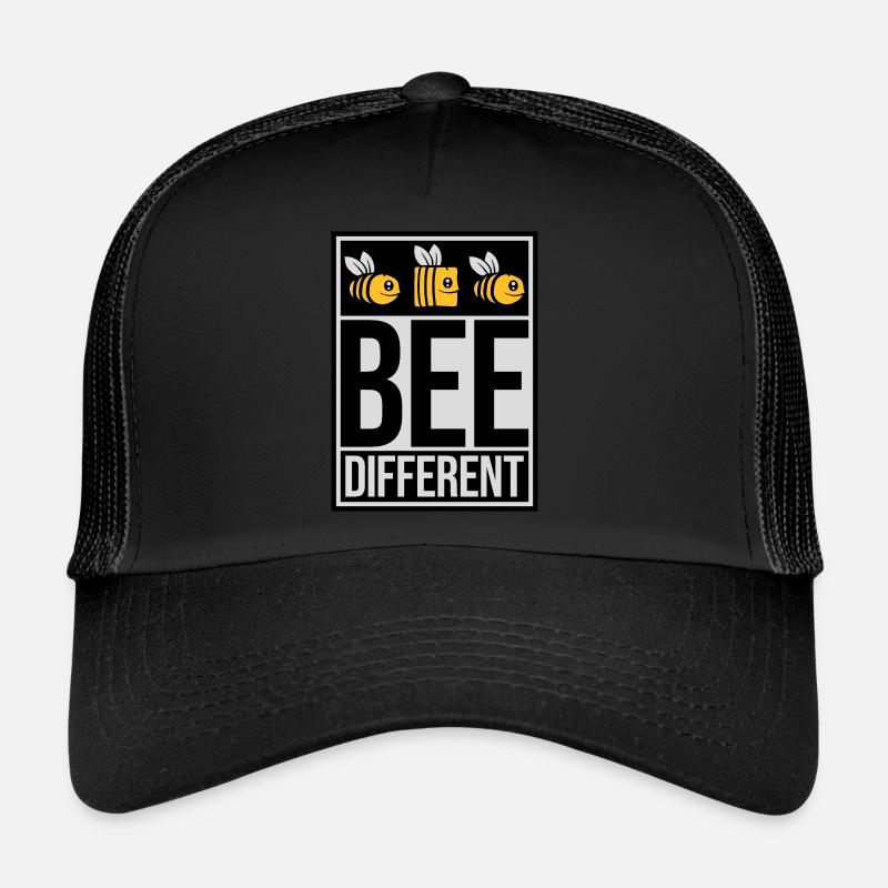 bee different Spruch Zitat Trucker Cap