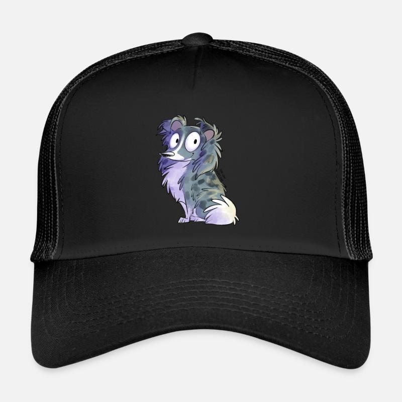 Shetland bleu merle Casquette trucker 