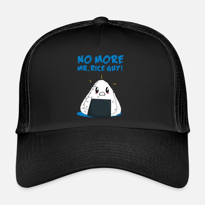Funny No More Rice Guy - Trucker Cap - black/black