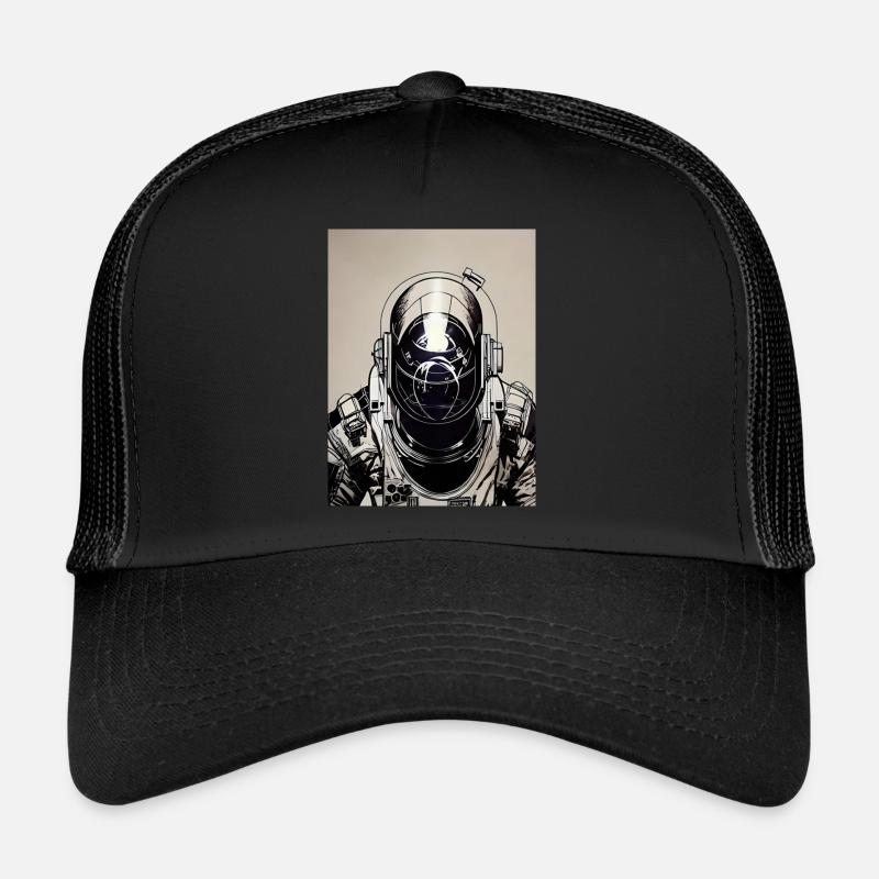 Astro AI - Trucker Cap - black/black