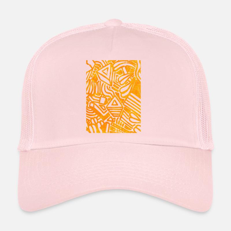 Impression géométrique Casquette trucker 