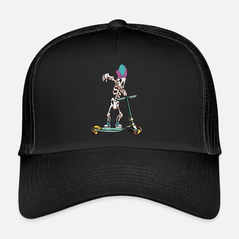 Dabbing Stunt Scooter Trucker Cap