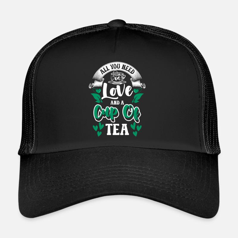 Teetrinker Gemütlich Teeliebhaber Teesorten Trucker Cap