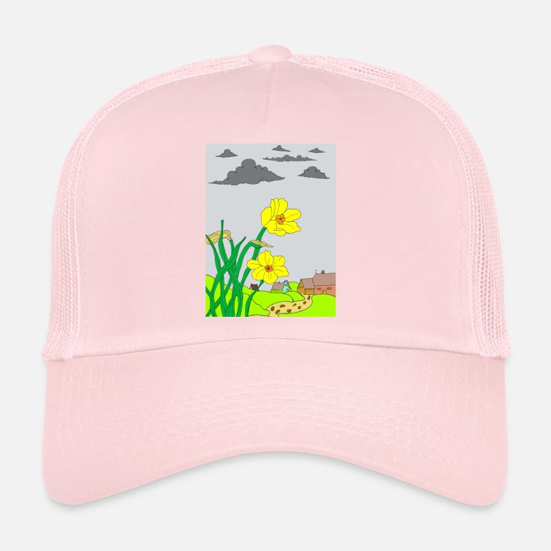 Tableau de fleurs Casquette trucker 