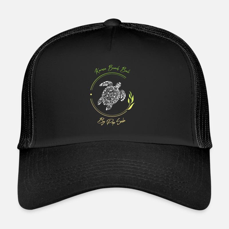 Turtle Karma Beach lime green Trucker Cap
