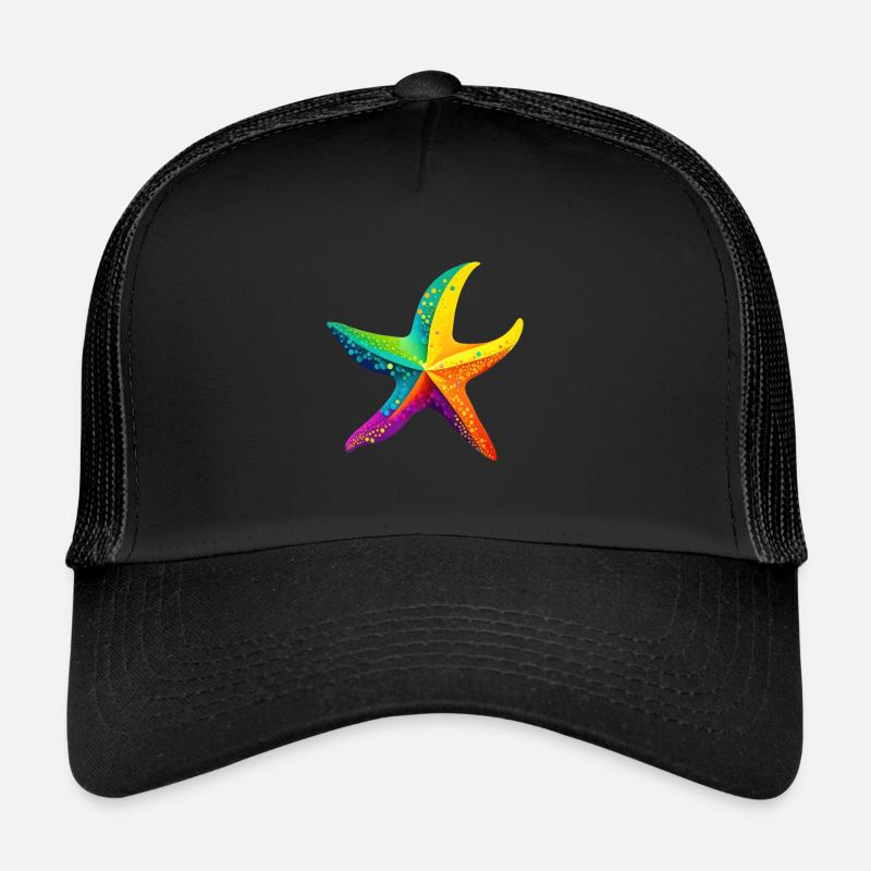 Etoile de mer / protect the oceans - Trucker Cap - black/black