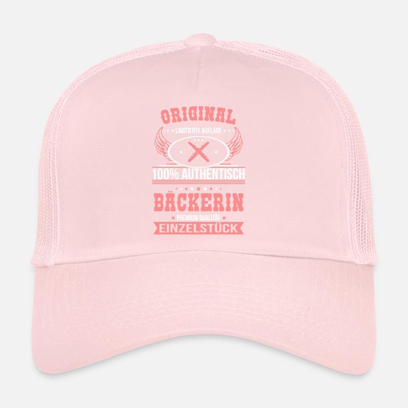 Bäckerin - Original 100% Authentisch Einzelstück Trucker Cap