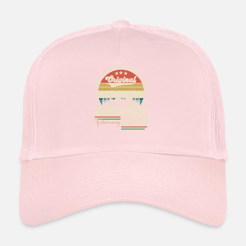 February Year 2000 23rd birthday gift man Trucker Cap