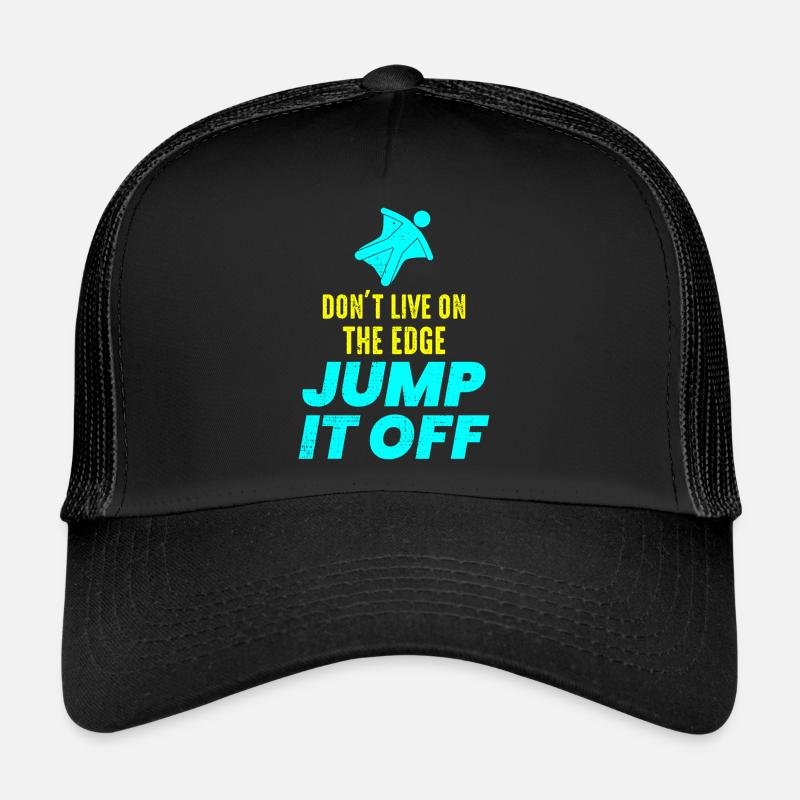 Wingsuit fliegen Base Jumping Fallschirmspringen Wingsuiting Trucker Cap