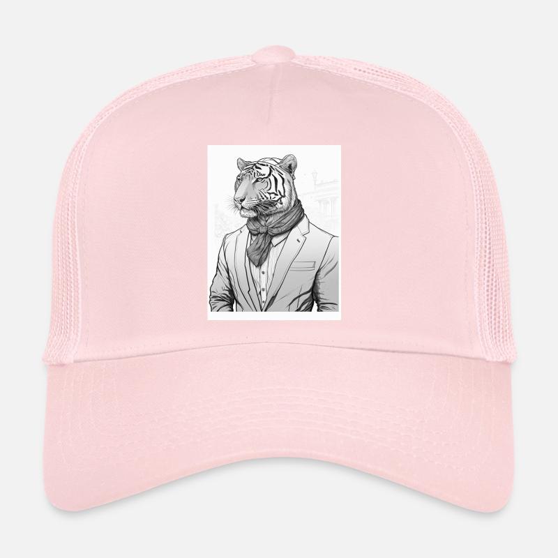 Tiger Scarf Suit Gift Trucker Cap
