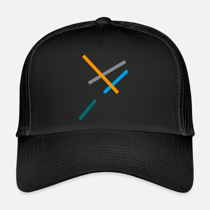 Minimal stripe design Trucker Cap