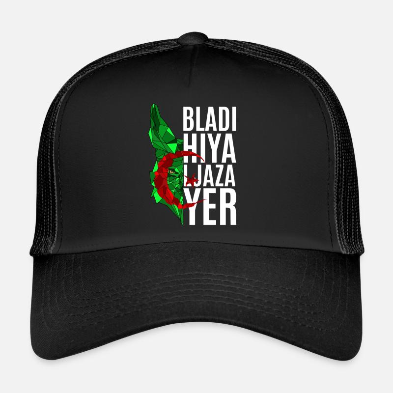 Bladi hiya ljazayer fennec en polygone Casquette trucker 