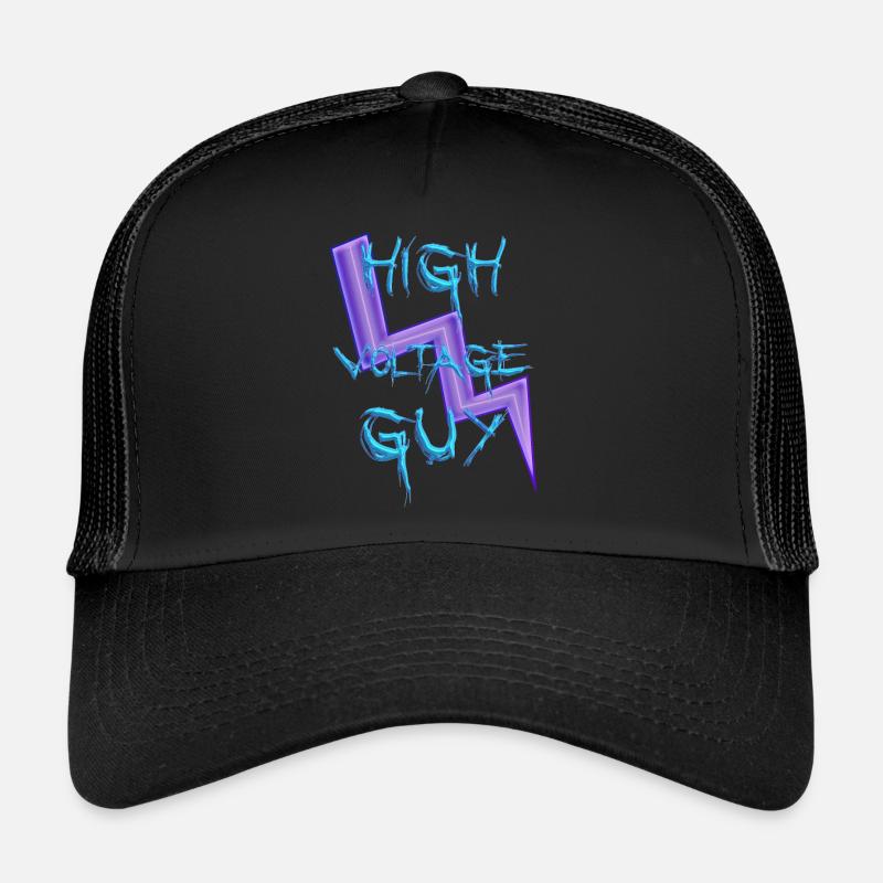 High Voltage Boy - Trucker Cap - black/black