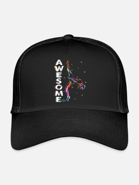 Great Style - Women's Gymnastic Dance - Trucker Cap - black/black - Front