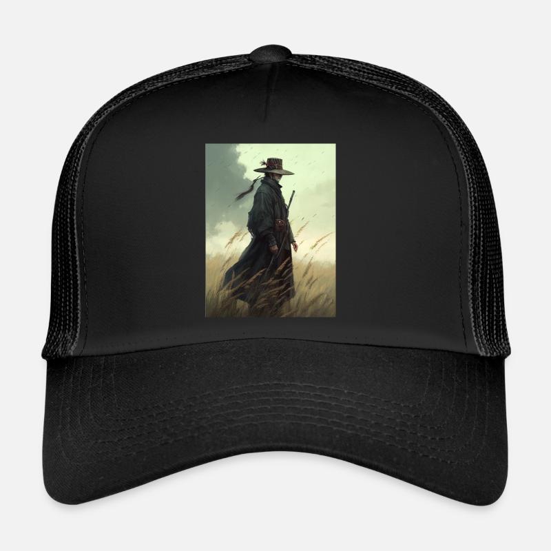 Samourai II - Casquette trucker - noir/noir