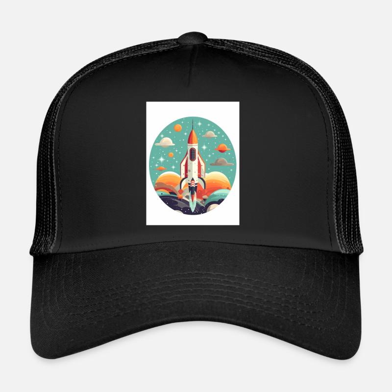 Rocket Launch Trucker Cap