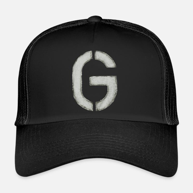 G - Buchstabe (Schablone/ Stencil) Trucker Cap