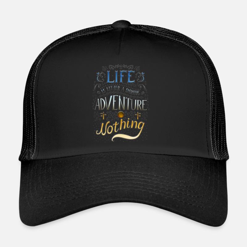 La vie est une aventure Casquette trucker 