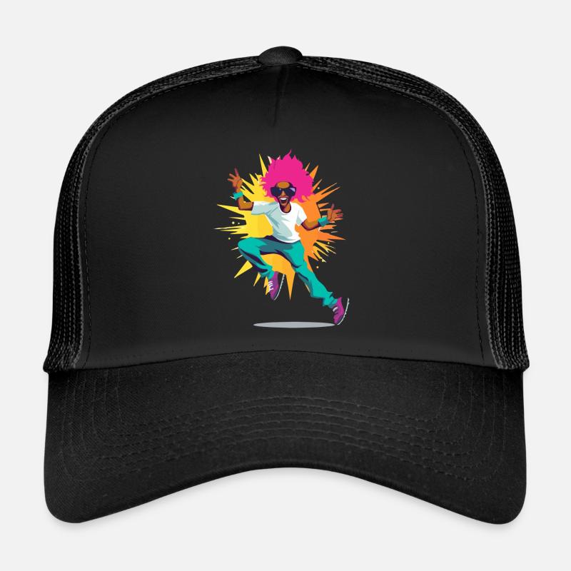 Ed tanzt - Trucker Cap - Schwarz/Schwarz