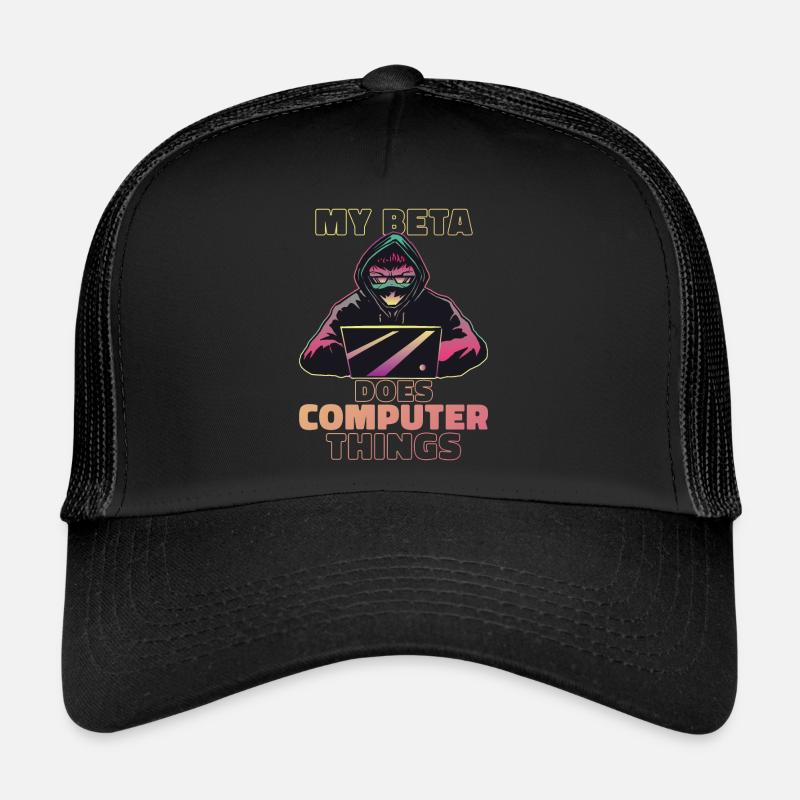 My beta makes computer things programmers Trucker Cap
