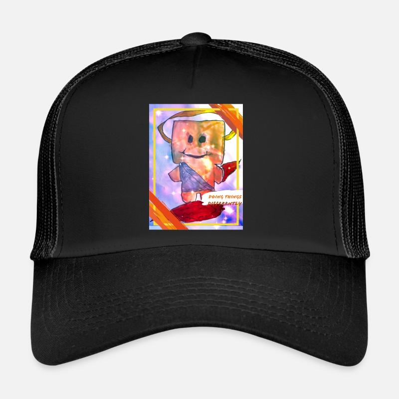 Engelchen - Trucker Cap - Schwarz/Schwarz