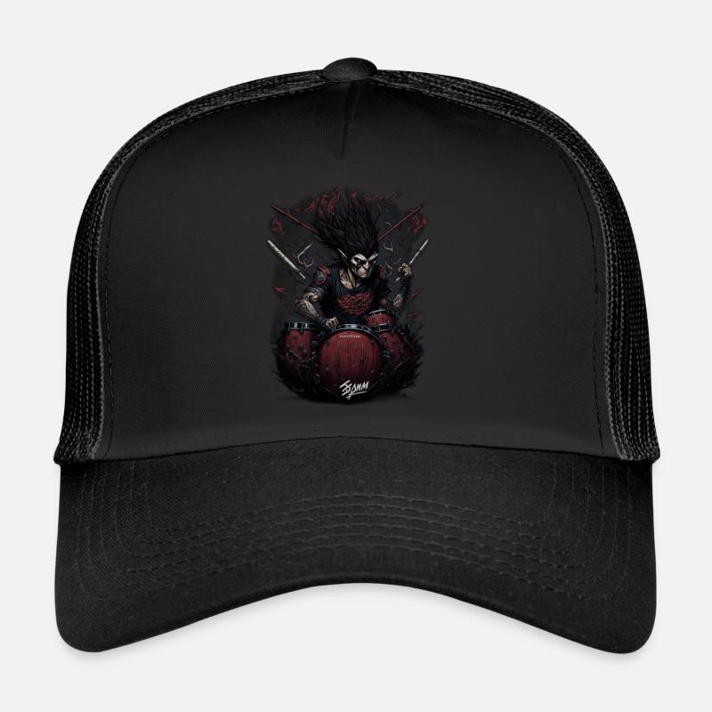 um baterista Casquette trucker 
