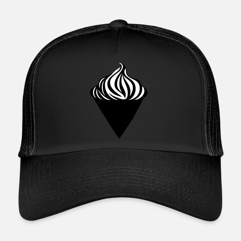 Une délicieuse glace à la gaufre Casquette trucker 