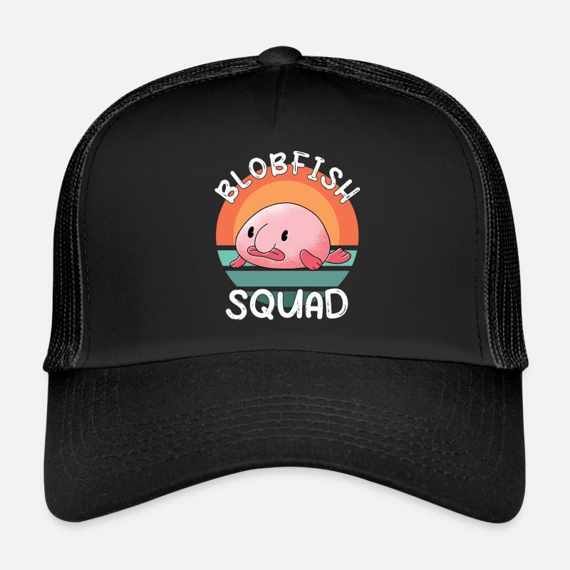 Costume de Blobfish - Visage de poisson Blob laid - Casquette trucker 