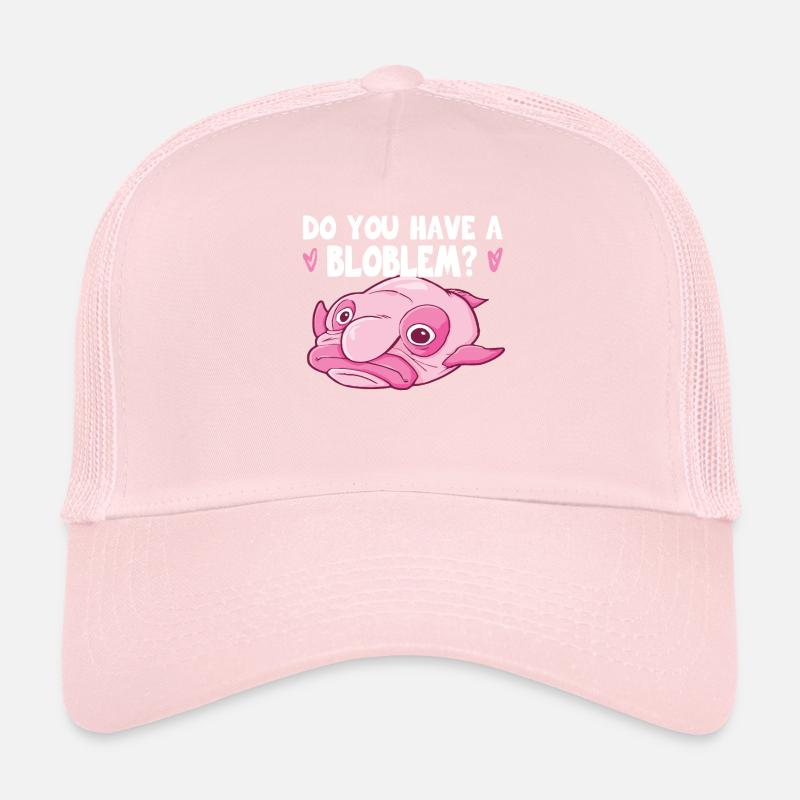 Blobfish Costume - Ugly Blob Fish Face - Trucker Cap