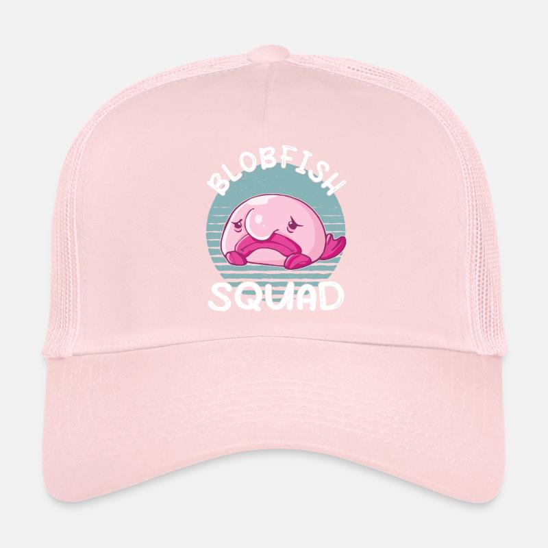 Blobfish Costume - Ugly Blob Fish Face - Trucker Cap