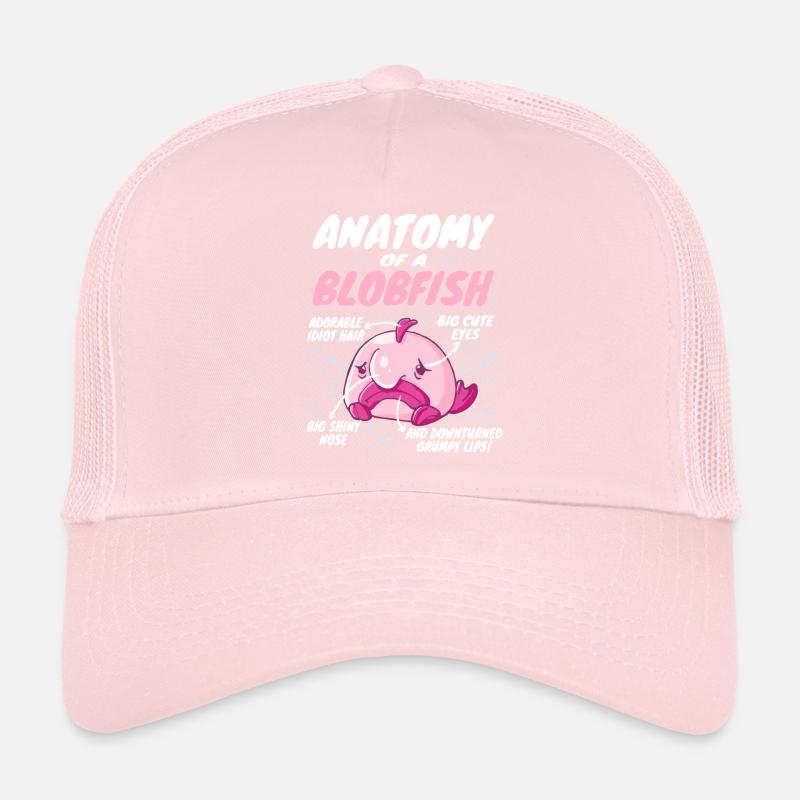 Costume de Blobfish - Visage de poisson Blob laid - Casquette trucker 