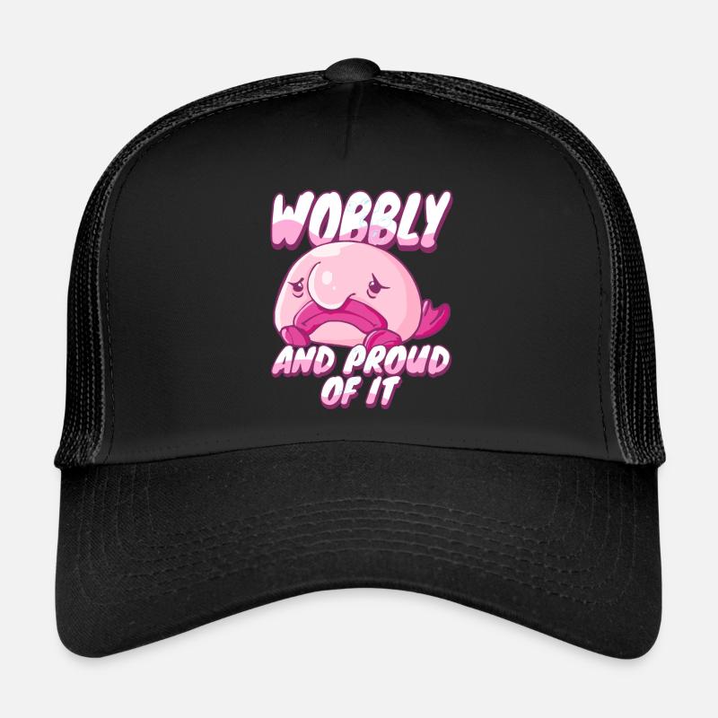 Blobfish Costume - Ugly Blob Fish Face - Trucker Cap