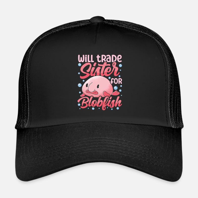 Costume de Blobfish - Visage de poisson Blob laid - Casquette trucker 
