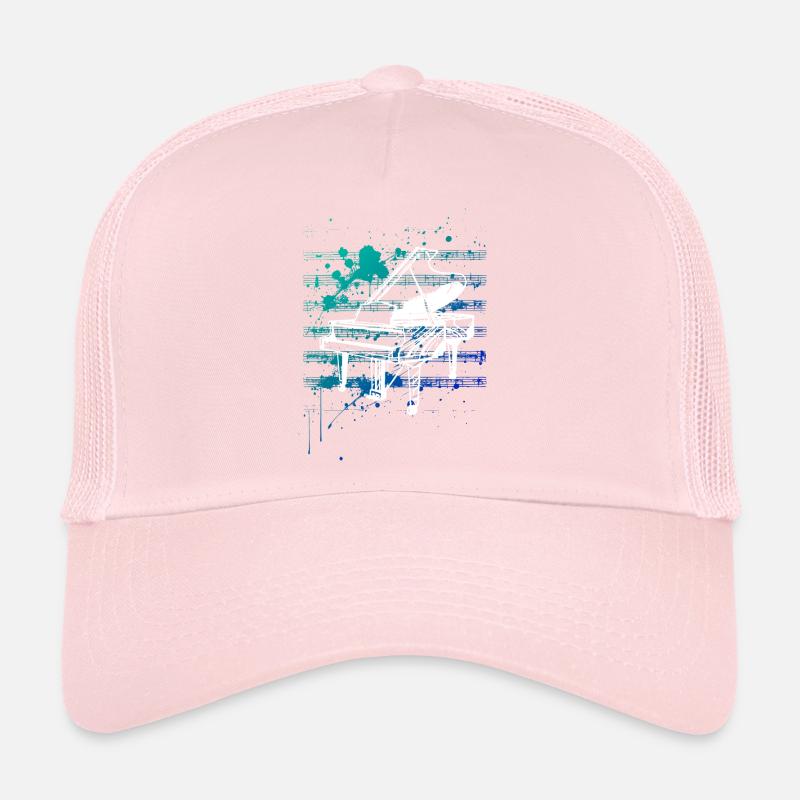 weißes Klavier Trucker Cap