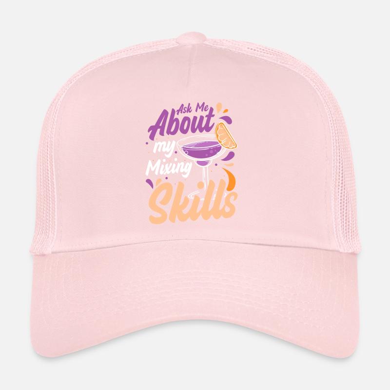 Cocktail Drink Mixing Bottle Casquette trucker 