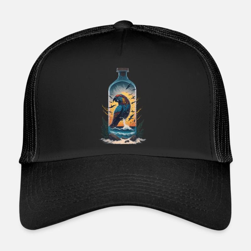 Papagei Flasche Trucker Cap