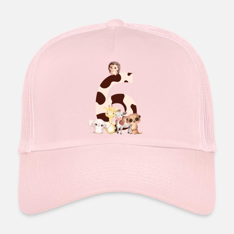 6th Anniversary - Sixth Anniversary Animals Trucker Cap