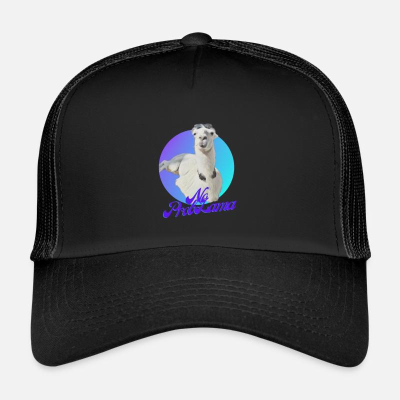 No Problama - Trucker Cap - Schwarz/Schwarz